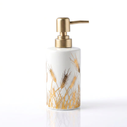 Ceramic Soap Dispenser – Golden Wheat