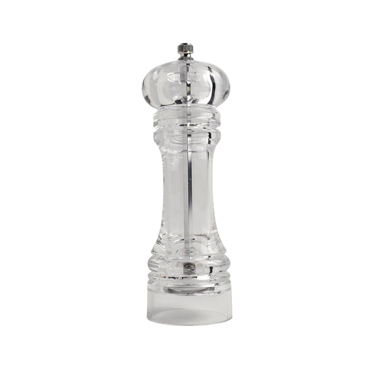 Acrylic Salt & Pepper Grinder 18.5cm - Clear