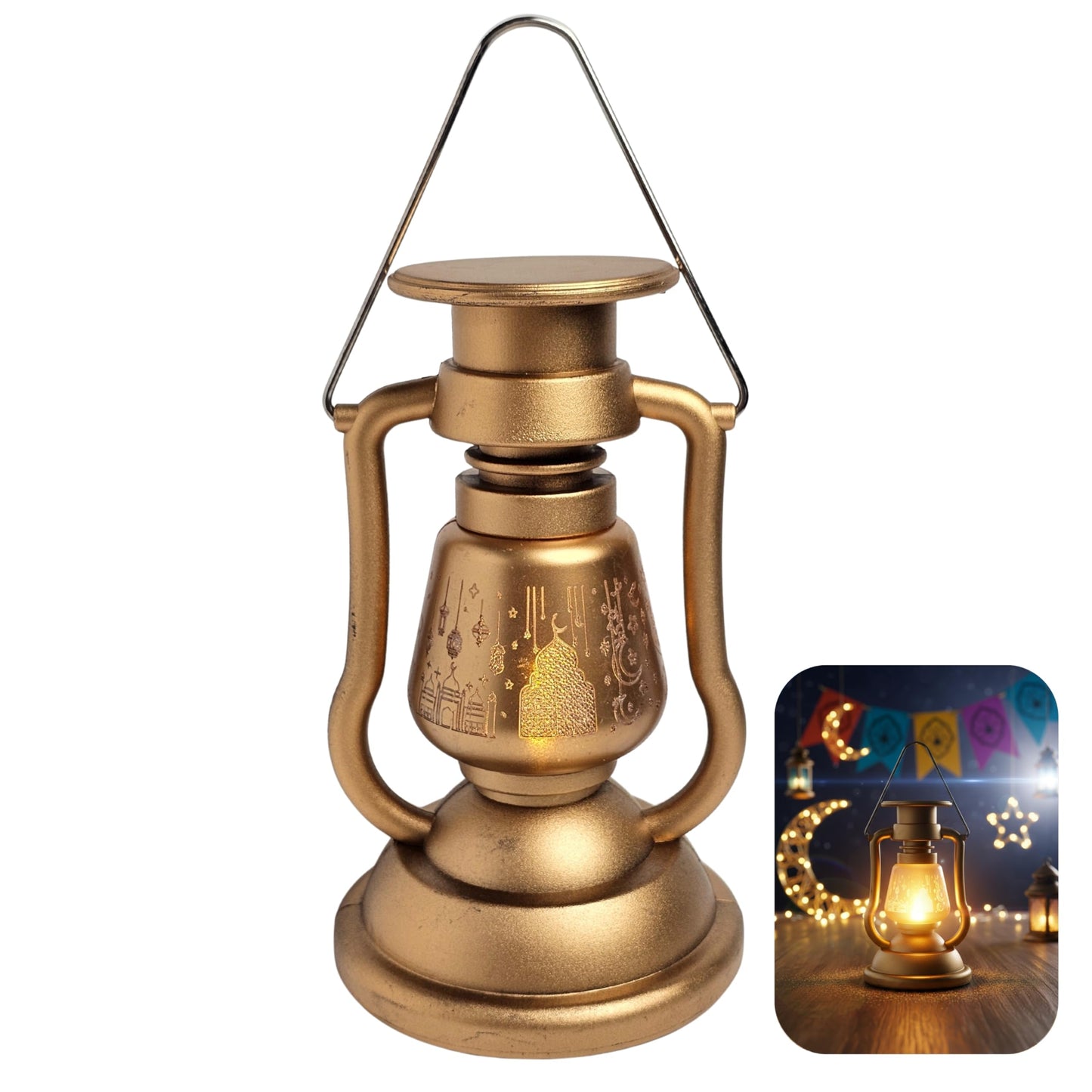 Heritage Glowing Ramadan Fanoos - GOLD