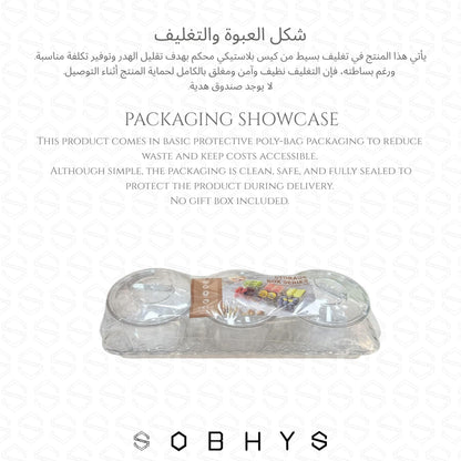 Acrylic serving set - 3 Round Bowl Kitchen Essentials SOBHYS - UAE