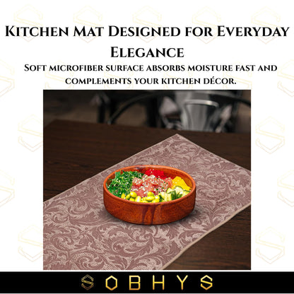 Microfiber Dish Drying Mat - Beige Kitchen Essentials SOBHYS - UAE